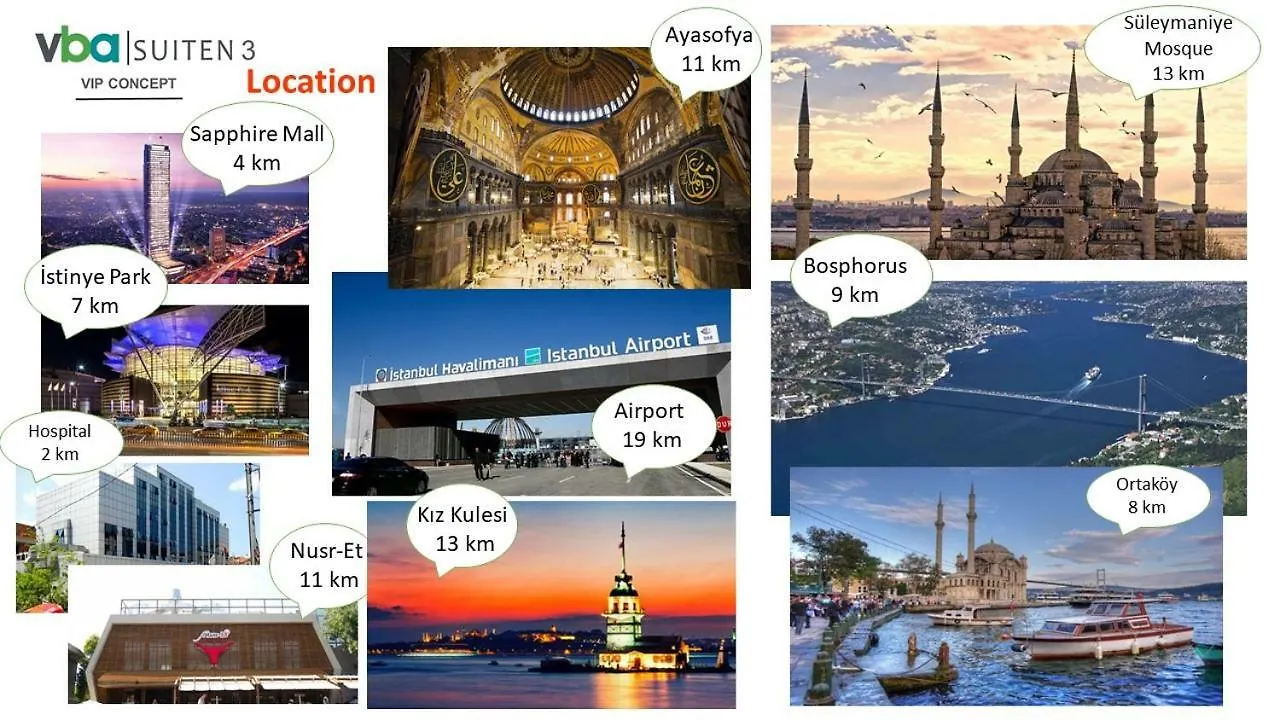 Aparthotel Vba Suiten 3 Vip Concept Istanbul